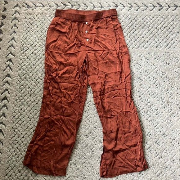 Anthropologie Silky Pajama Pants - Picture 3 of 4